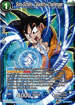 Son Goten, Calamity Challenger (BT14-042) [Cross Spirits] Parallel Foil