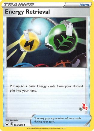 Energy Retrieval (# Cinderace Stamped) 160/202 - Battle Academy 2022
