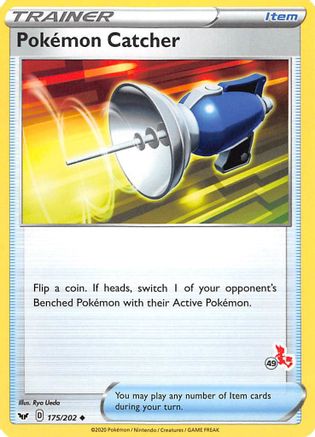 Pokemon Catcher (# Cinderace Stamped) 175/202 - Battle Academy 2022
