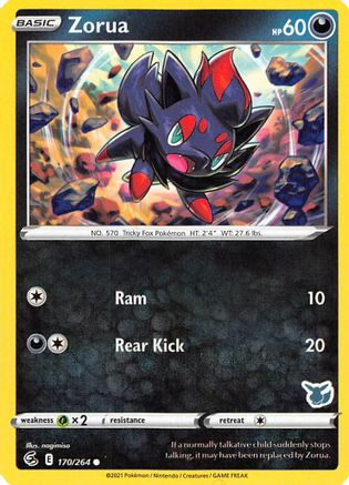 Zorua - 170/264 (Eevee Stamped) [170] (Battle Academy 2022)