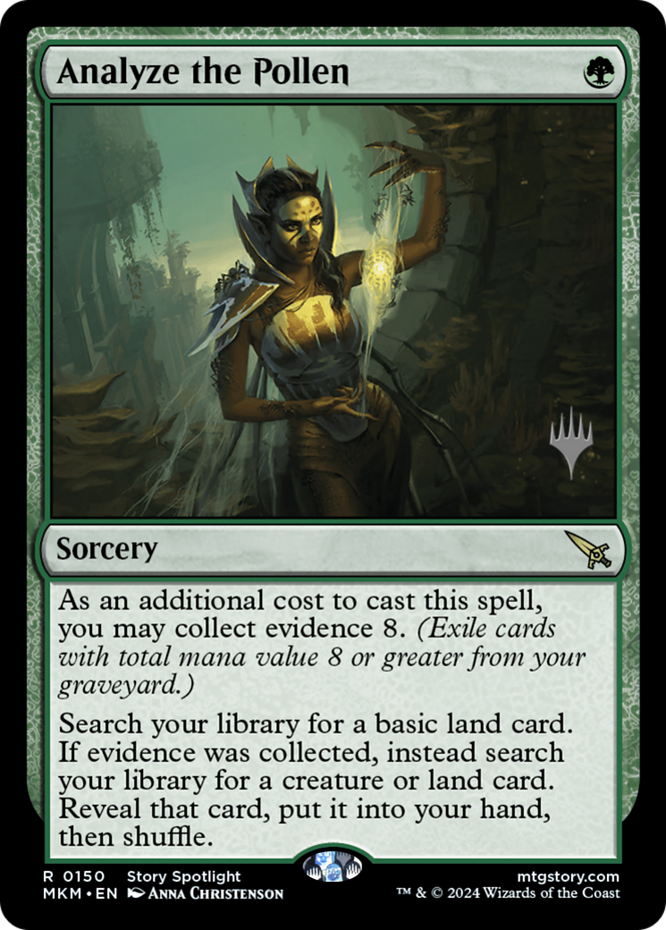 Analyze the Pollen (PPMKM-150) - Murders at Karlov Manor Promos Foil