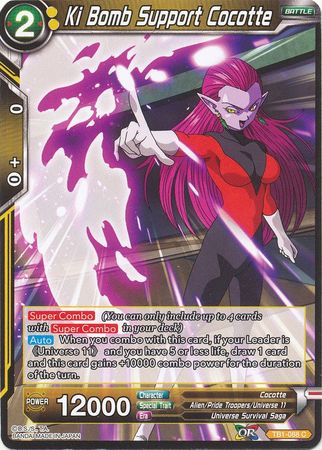 Ki Bomb Support Cocotte (TB1-088) [The Tournament of Power] Parallel Foil