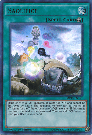 Saqlifice [MP15-EN171] Ultra Rare - Josh's Cards