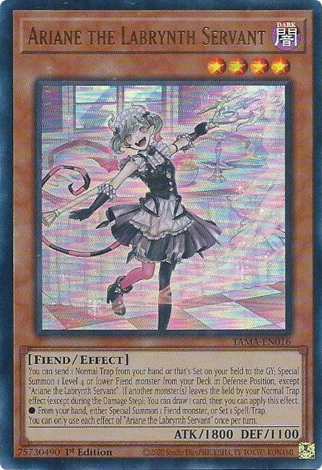 Ariane the Labrynth Servant [TAMA-EN016] Ultra Rare - Josh's Cards