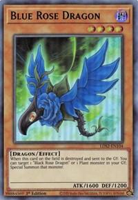 Blue Rose Dragon (Green) [LDS2-EN104] Ultra Rare - Josh's Cards