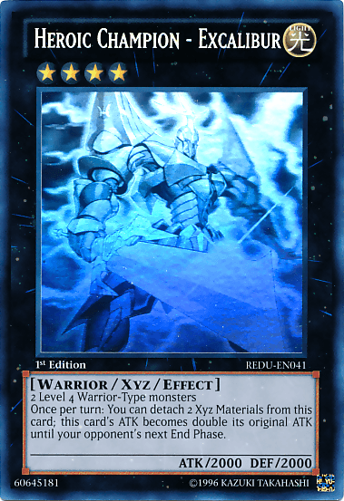 Heroic Champion - Excalibur [REDU-EN041] Ghost Rare - Josh's Cards