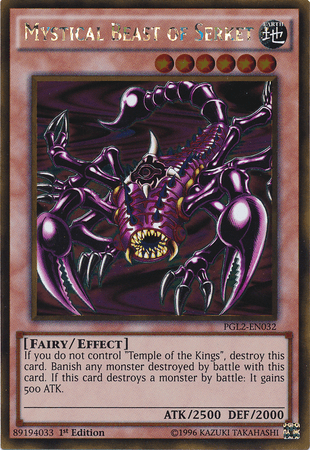 Mystical Beast of Serket [PGL2-EN032] Gold Rare - Josh's Cards