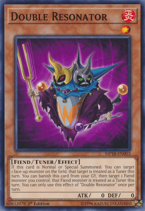 Double Resonator [MP18-EN003] Common - Josh's Cards