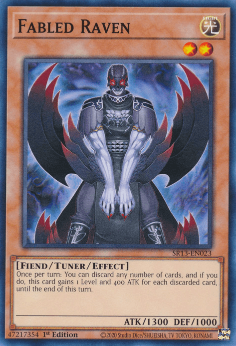 Fabled Raven [SR13-EN023] Common - Josh's Cards