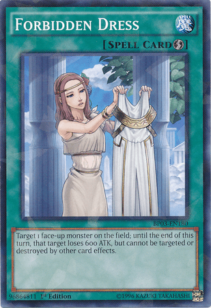 Forbidden Dress [BP03-EN180] Shatterfoil Rare - Josh's Cards