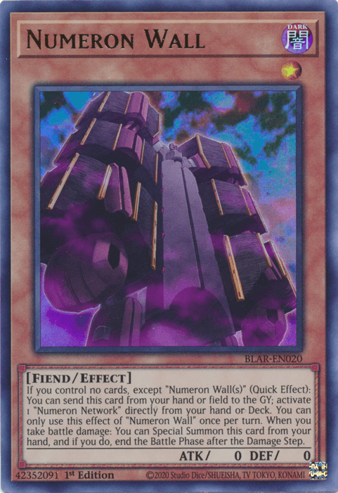 Numeron Wall [BLAR-EN020] Ultra Rare - Josh's Cards