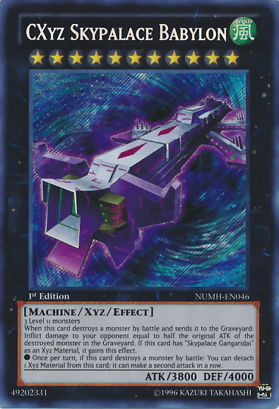 CXyz Skypalace Babylon [NUMH-EN046] Secret Rare - Josh's Cards