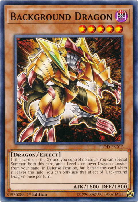 Background Dragon [FLOD-EN012] Common - Josh's Cards