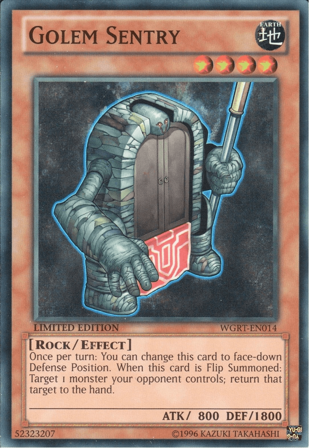 Golem Sentry [WGRT-EN014] Super Rare - Josh's Cards