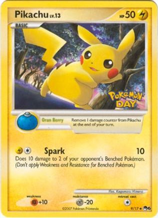 Pikachu (Pokemon Day Stamped) 009 - POP Series 6