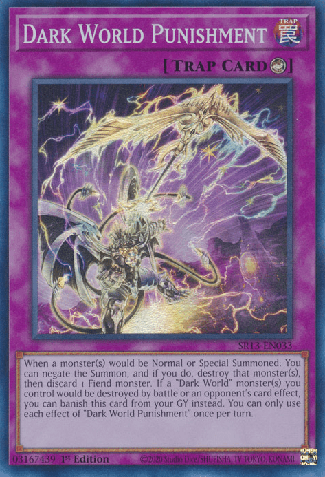Dark World Punishment [SR13-EN033] Super Rare - Josh's Cards