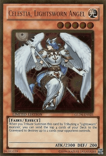 Celestia, Lightsworn Angel [GLD4-EN025] Gold Rare - Josh's Cards