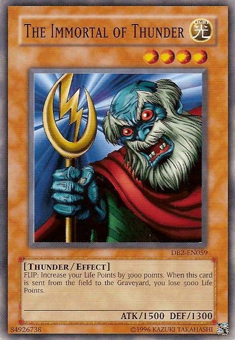 The Immortal of Thunder [DB2-EN059] Common - Josh's Cards