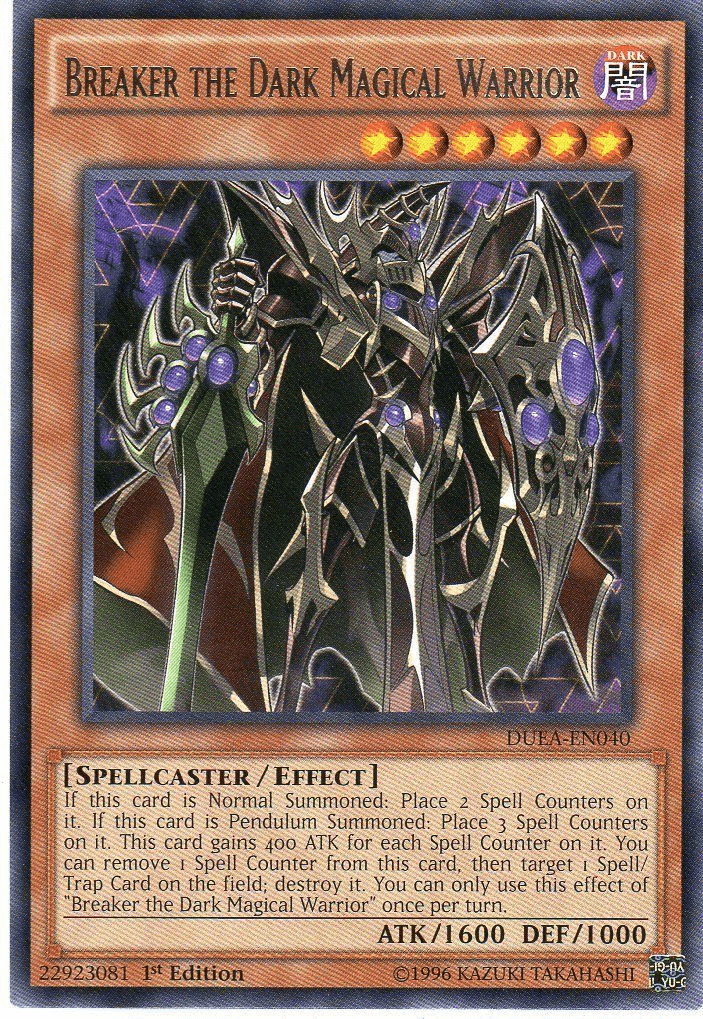 Breaker the Dark Magical Warrior [DUEA-EN040] Rare - Josh's Cards