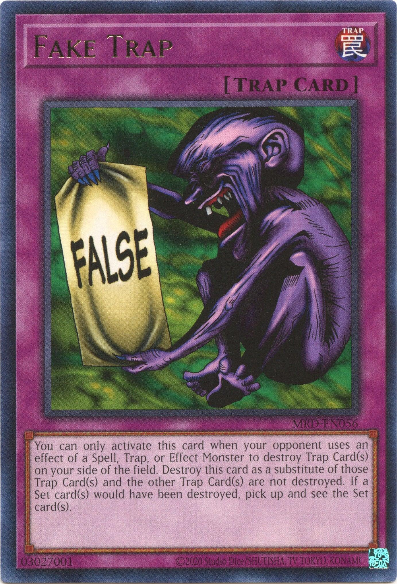 Fake Trap (25th Anniversary) [MRD-EN056] Rare - Josh's Cards