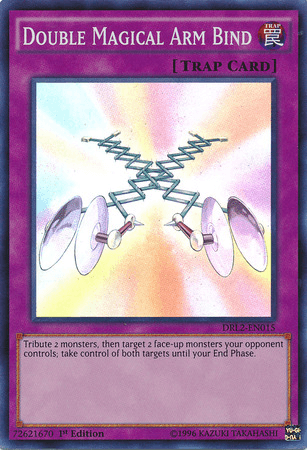 Double Magical Arm Bind [DRL2-EN015] Super Rare - Josh's Cards