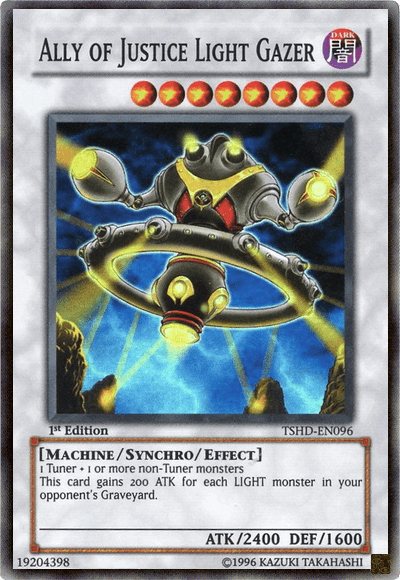 Ally of Justice Light Gazer [TSHD-EN096] Super Rare - Josh's Cards