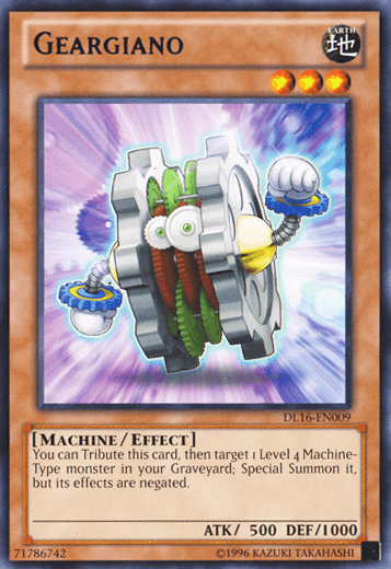 Geargiano (Purple) [DL16-EN009] Rare - Josh's Cards