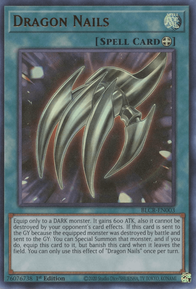 Dragon Nails [BLCR-EN003] Ultra Rare - Josh's Cards