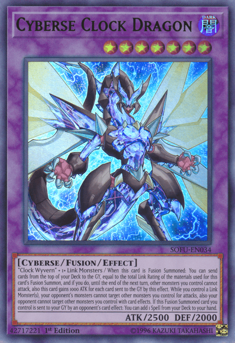 Cyberse Clock Dragon [SOFU-EN034] Ultra Rare - Josh's Cards