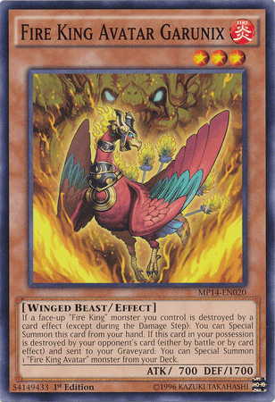 Fire King Avatar Garunix [MP14-EN020] Common - Josh's Cards