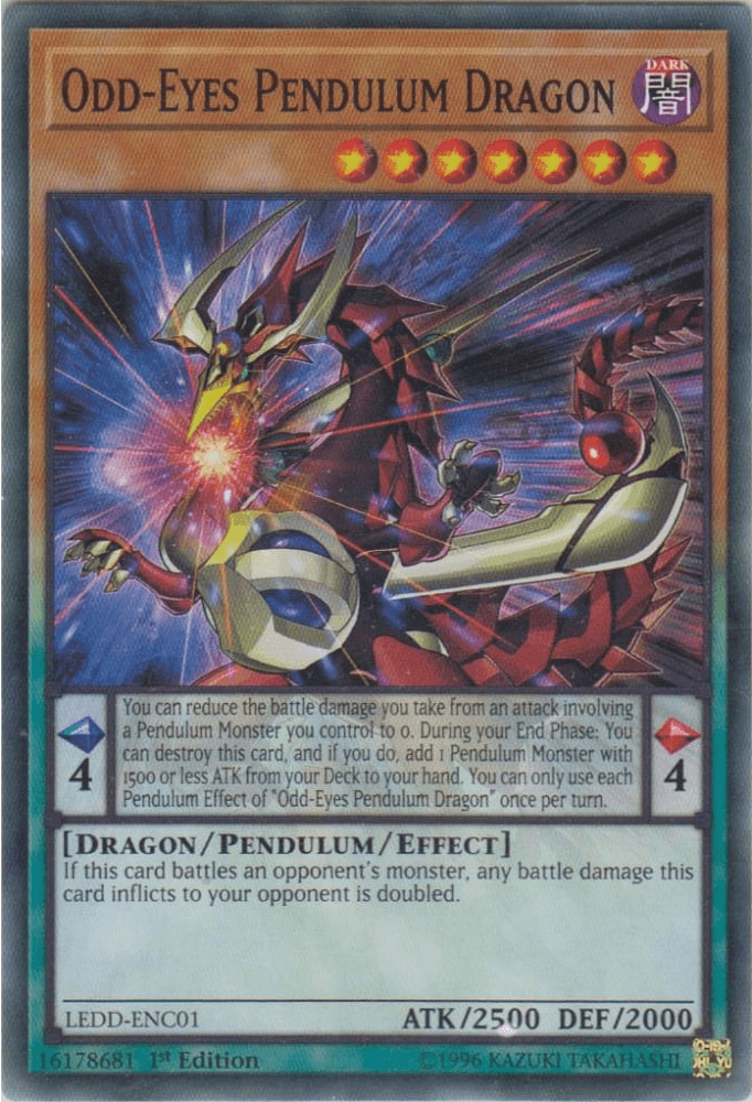 Odd-Eyes Pendulum Dragon [LEDD-ENC01] Common - Josh's Cards