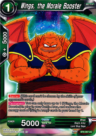 Wings, the Morale Booster (BT6-067) [Destroyer Kings] Parallel Foil