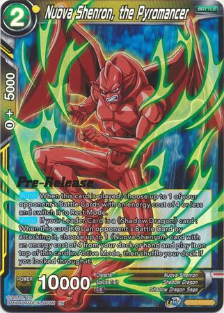 Nuova Shenron, the Pyromancer (BT12-110) [Vicious Rejuvenation Prerelease Promos] Parallel Foil