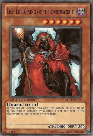Lich Lord, King of the Underworld [GLD4-EN019] Common - Josh's Cards