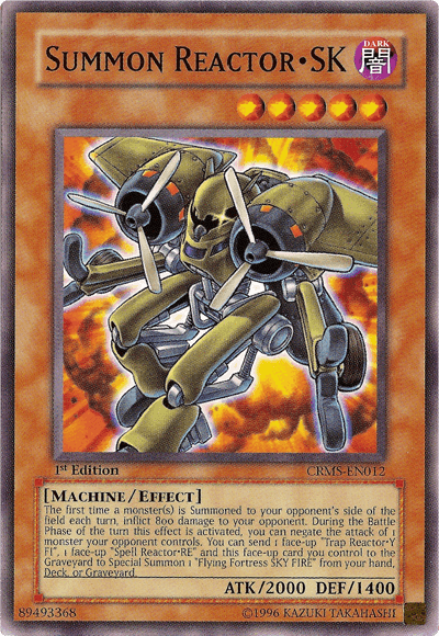 Summon Reactor - SK [CRMS-EN012] Common - Josh's Cards