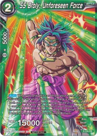 SS Broly, Unforeseen Force (Expansion 4/5 Sealed Tournament) (P-125) [Promotion Cards] Parallel Foil