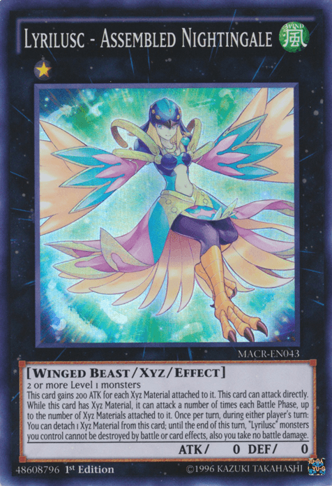 Lyrilusc - Assembled Nightingale [MACR-EN043] Super Rare - Josh's Cards