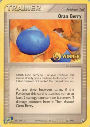 Oran Berry [Winner] 085/109 - League & Championship Cards