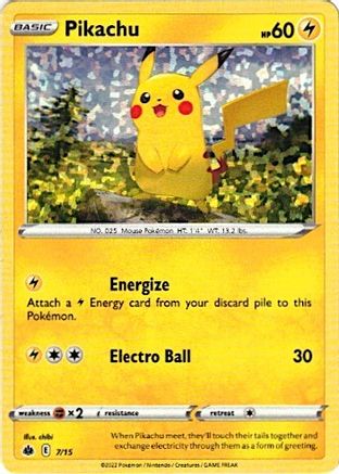 Pikachu 007/15 - McDonalds Promos 2022 Holofoil