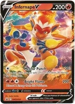 Infernape V [SWSH252] (SWSH Black Star Promos) Holofoil