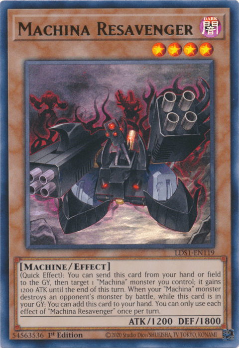 Machina Resavenger [LDS1-EN119] Ultra Rare - Josh's Cards