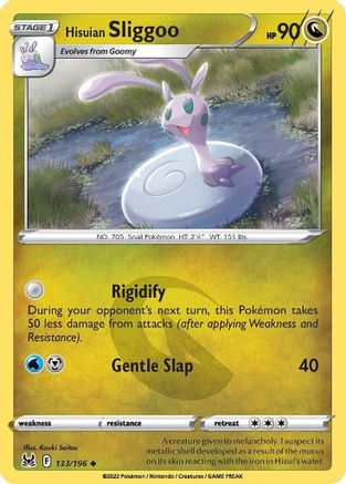 Hisuian Sliggoo 133/196 - SWSH11 Lost Origin Reverse Holofoil