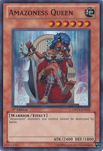Amazoness Queen [DREV-EN032] Super Rare - Josh's Cards
