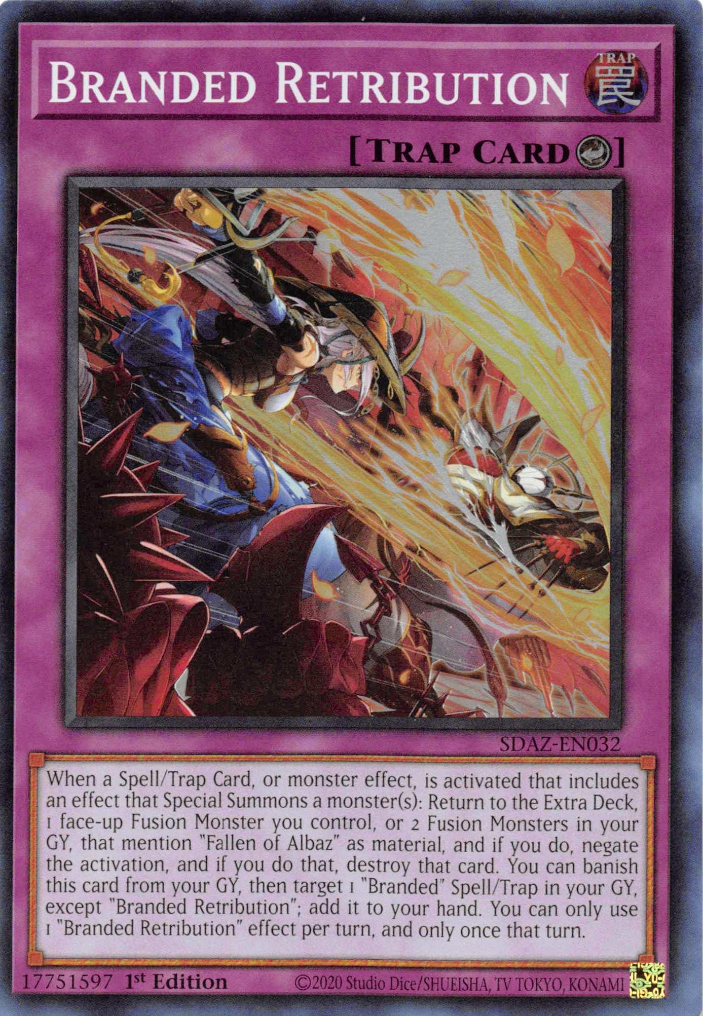 Branded Retribution [SDAZ-EN032] Super Rare - Josh's Cards