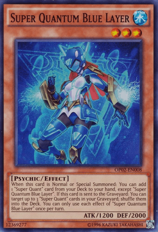 Super Quantum Blue Layer [OP02-EN008] Super Rare - Josh's Cards