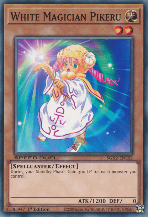 White Magician Pikeru [SGX2-ENE02] Common - Josh's Cards