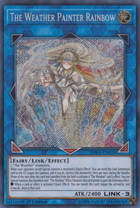 The Weather Painter Rainbow [SPWA-EN035] Secret Rare - Josh's Cards