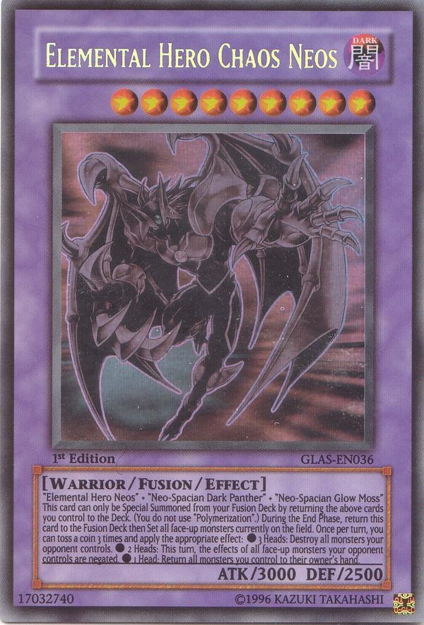 Elemental Hero Chaos Neos [GLAS-EN036] Ghost Rare - Josh's Cards