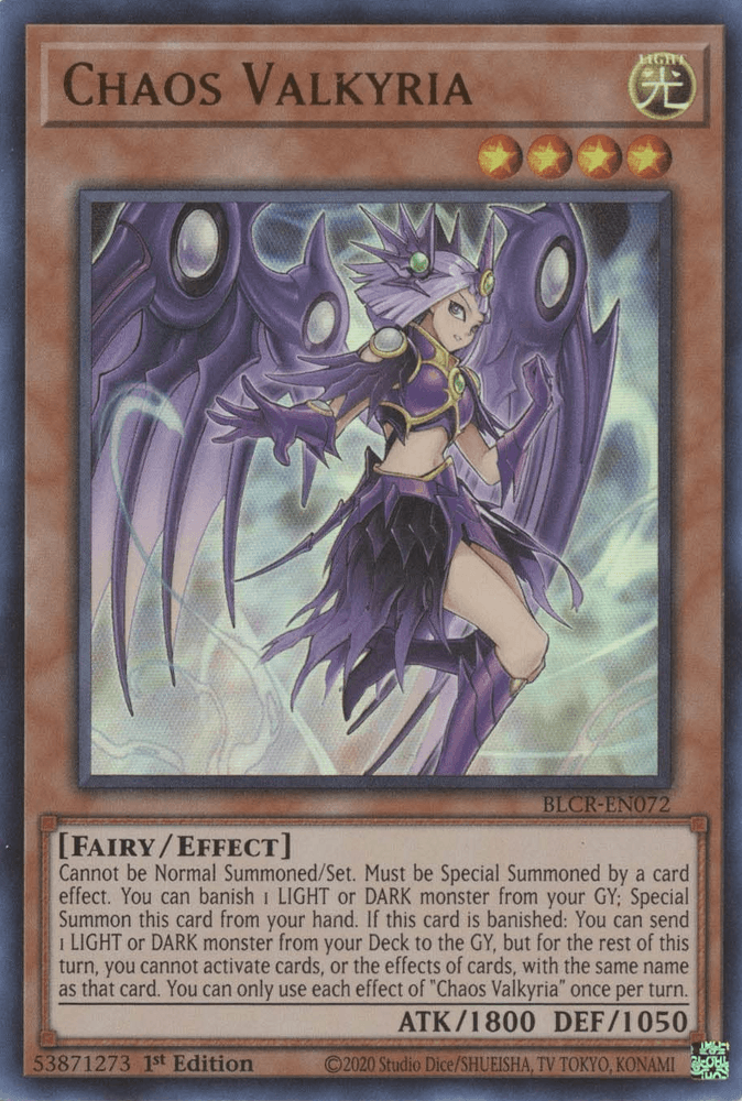 Chaos Valkyria [BLCR-EN072] Ultra Rare - Josh's Cards