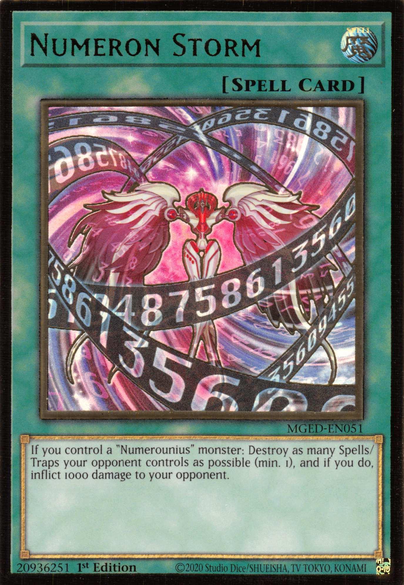 Numeron Storm [MGED-EN051] Gold Rare - Josh's Cards
